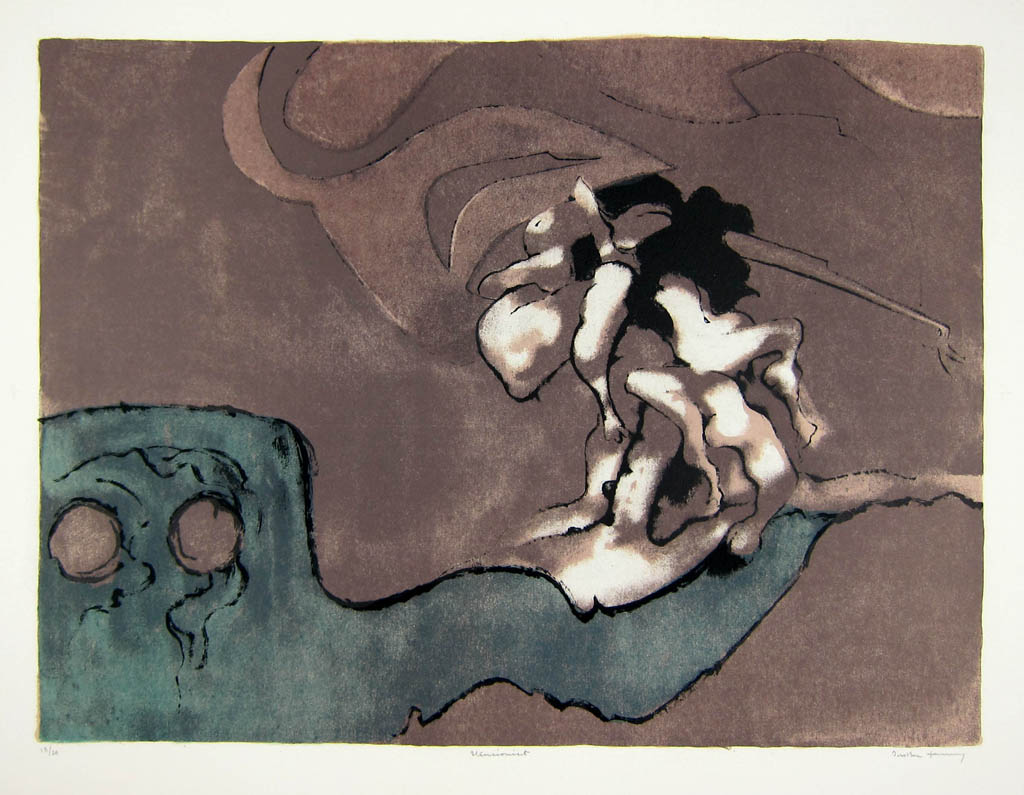 Dorothea Tanning - Illusionniste - 1977 color lithograph